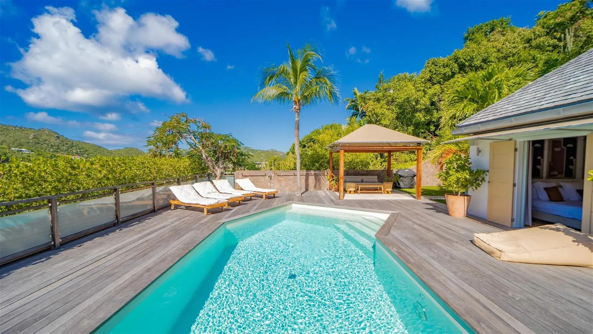 St Jean Hilltop Three-Bedroom Villa with Pool Gustavia